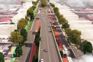 Продолжается обновление проспекта Райымбека в Алматы