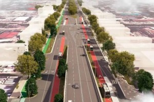 В Алматы началось строительство линии BRT по улице Желтоксан
