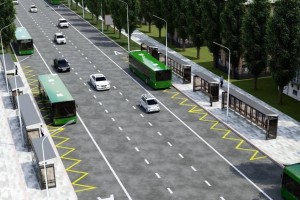 В Алматы стартует строительство линии BRT по улице Желтоксан