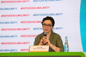 
                    Глава территориальной комиссии референдума Алматы ответила на поступающие жалобы
                