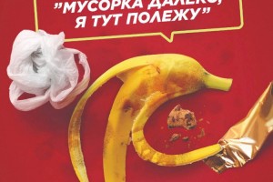Ты слишком умен, чтобы мусорить – покажи мусору его место!