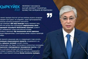 
                    Мной принято решение уже со следующего года начать реализацию нацпроекта, нацеленного на нужды сельских жителей – Президент РК
                