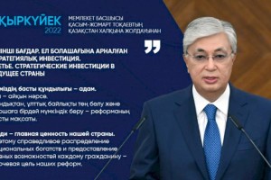 
                    Справедливое распределение национальных богатств и предоставление равных возможностей каждому гражданину – ключевая цель наших реформ – Президент РК
                