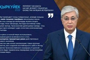 
                    Нам нужно в полной мере использовать открывающиеся возможности и стать транспортно-транзитным узлом действительно мирового значения – Президент
                