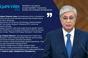 
                    Касым-Жомарт Токаев: Фонд «Самрук-Казына будет участвовать только в критически значимых проектах
                