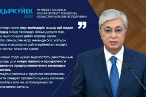 
                    Нужно выработать действенные подходы для оперативного и прозрачного выделения предпринимателям земельных участков  – Президент РК
                