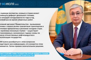 
                    Разобраться с вопросом вывоза отечественных нефтепродуктов в близлежащие государства поручил Касым-Жомарт Токаев
                