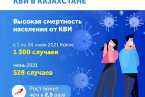 
                    Высокая смертность от КВИ в Казахстане
                