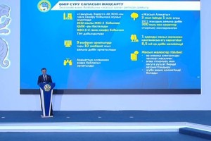 
                    Пресс-конференция с участием акима Алматы Бакытжана Сагинтаева
                