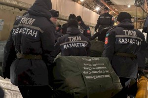 Борт с гумпомощью вылетел из Казахстана в Турцию