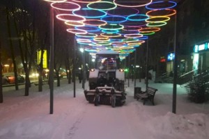 Уборка снега в Алматы будет проводиться и в ночное время