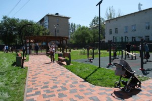 
                    В мкр. Акжар в Алматы открыли новое общественное пространство
                