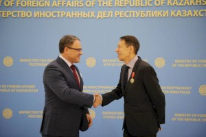 Орденом «Достык» II степени награжден Посол Швеции в Казахстане