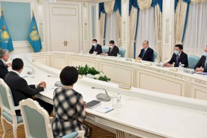 Глава государства встретился с руководством компании Shell