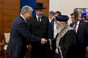 Глава государства принял лидеров ашкеназского и сефардского раввинатов