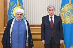 Президент Казахстана встретился с председателем Управления мусульман Кавказа