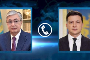 
                    Касым-Жомарт Токаев поговорил по телефону с Владимиром Зеленским
                