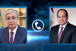
                    Касым-Жомарт Токаев поговорил по телефону с президентом Египта
                