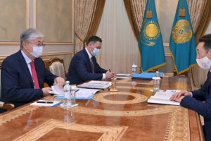 
                    Касым-Жомарт Токаев принял исполнительного директора Секретариата СВМДА
                