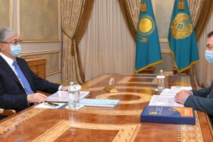 
                    Токаев принял министра Ильина
                