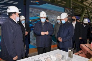 
                    Глава государства посетил Актогайский горно-обогатительный комплекс
                