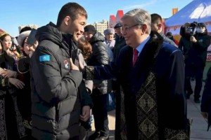 
                    Появилось видео встречи Президента РК с Шавкатом Рахмоновым в Астане
                