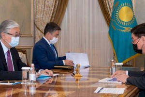 Касым-Жомарт Токаев принял председателя правления АО НК «КазМунайГаз»
