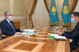 Президент принял Председателя Конституционного Совета Кайрата Мами