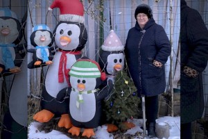 Зимняя сказка: ощущение волшебства дарит соседям алматинка Анна Гейслер