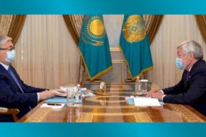 Президент Казахстана принял акима Жамбылской области
