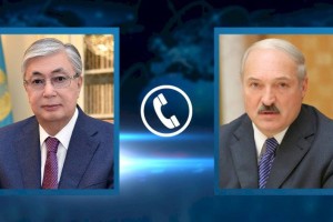 
                    Состоялся телефонный разговор Президентов Казахстана и Беларуси
                