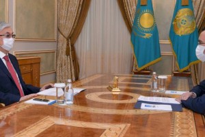 Президент Казахстана принял председателя Сената Парламента
