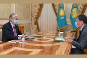 Касым-Жомарт Токаев принял председателя Национального банка Ерболата Досаева