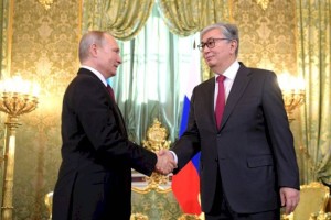 
                    Владимир Путин: Желаю всем гражданам Казахстана мира, счастья и процветания
                