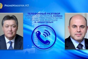 Взаимодействие в рамках ЕАЭС обсудил Мамин с российским коллегой