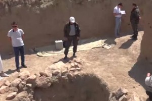 Загадочную сакскую гробницу обнаружили археологи при раскопках в Аягозе