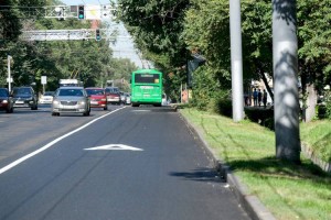 
                    Новый вид асфальта испытывают в Алматы
                