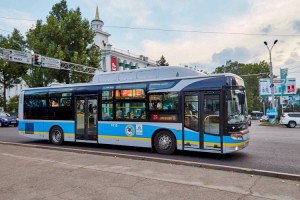 
                    В Алматы временно изменится схема движения автобусного маршрута №123
                