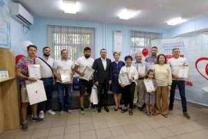 
                    В Алматы наградили активных доноров
                