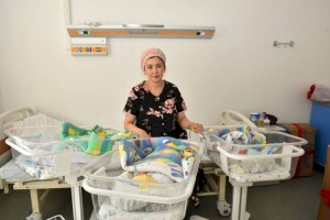 
                    Тройное счастье: в Актобе родилась тройня - Касым, Жомарт и Кемель
                