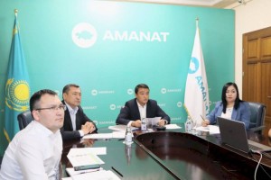 В Алматы состоялось открытие городского штаба партии AMANAT