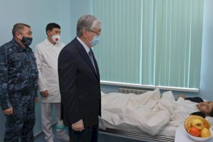 
                    Президент Касым-Жомарт Токаев посетил больницу скорой неотложной помощи Алматы
                