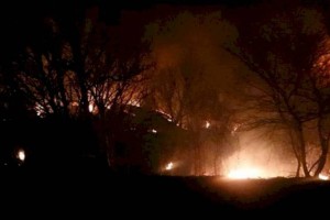 
                    На склоне горы в Алматы горел сухостой
                