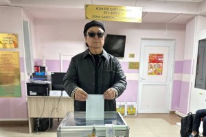 Октем Алтаев принял участие в референдуме в Алматы