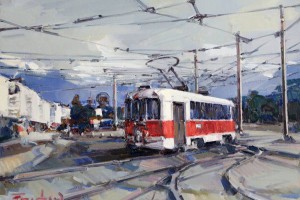 В Алматы открылась персональная выставка художника Евгения Фридлина