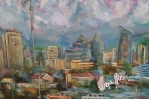 
                    Работы десяти юных казахстанских художников выставили в Греции
                