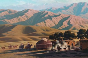 В Almaty Gallery проходит персональная выставка Сергея Пожарского
