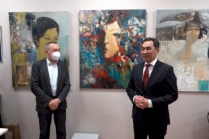 В Берлине открылась выставка известного казахстанского художника