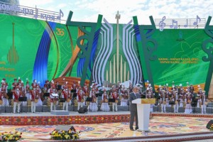 
                    Глава государства посетил концерт, посвященный Национальному дню домбры
                