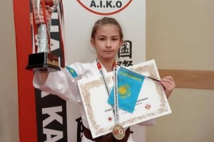 11-летняя карагандинка стала чемпионкой Азии по ашихара-карате